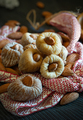 closeup sweet dried figs stuffed almonds - PhotoDune Item for Sale
