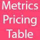 Metrics Pricing Table - CodeCanyon Item for Sale