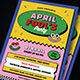 Retro April Fool's Day Party Flyer - GraphicRiver Item for Sale