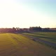 Aerial Cinematic Clip Drone Flying Over a Farm Field During Sunset - VideoHive Item for Sale
