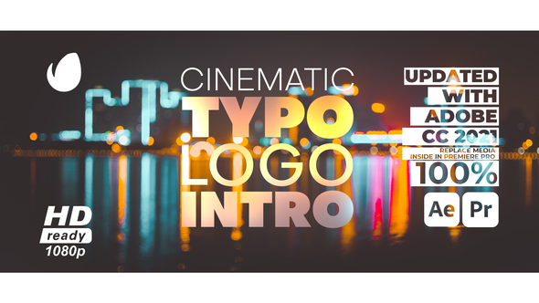 Cinematic Typo Logo for Premiere Pro