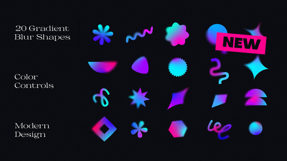 20 Trending Gradient Shapes