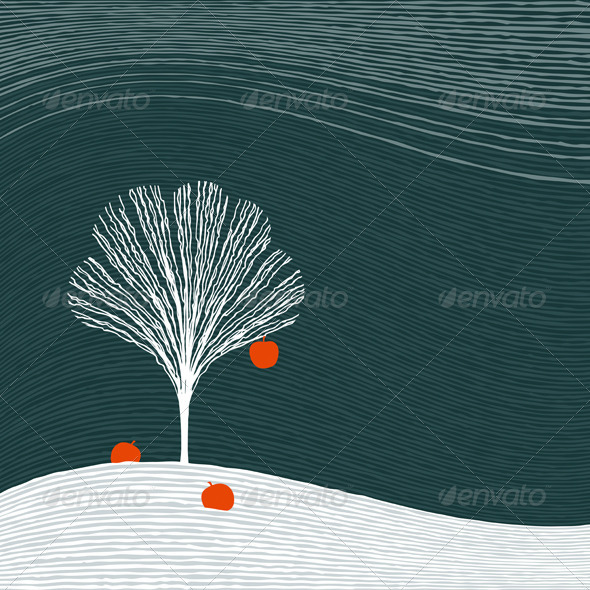 Winter Aapple Tree