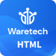 Waretech - IT Solutions & Technology HTML5 Template - ThemeForest Item for Sale