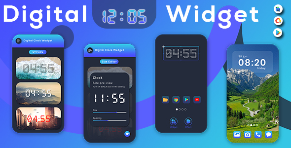 time clock widgets