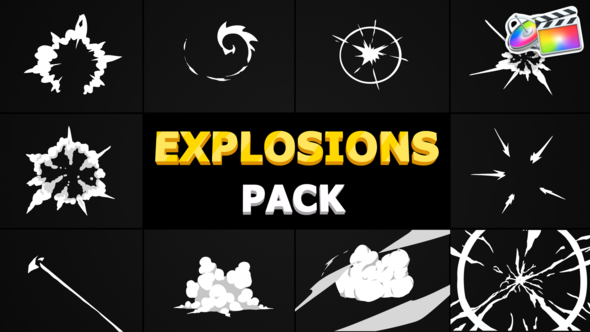 Explosions Pack | FCPX alt