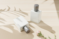 Two Fragrance perfume bottles mockup, isolated on white. 3d render - PhotoDune Item for Sale