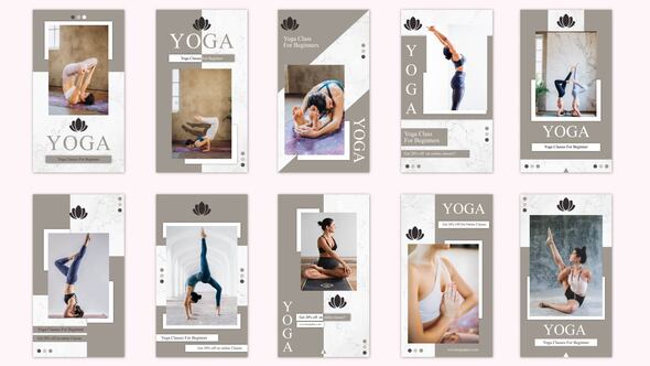 Yoga Minimal Instagram Story