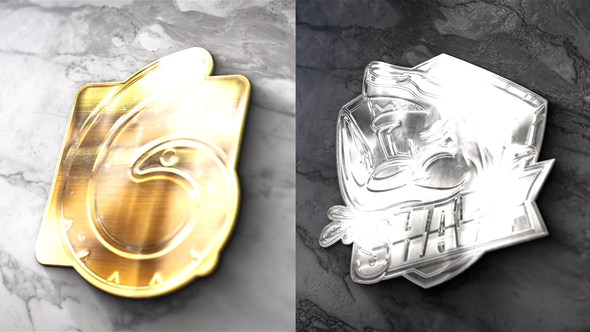 Gold - Metal Logo Reveal