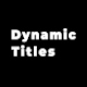 Dynamic Titles - VideoHive Item for Sale