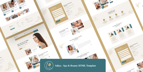 Adiya — Spa & Beauty HTML Template