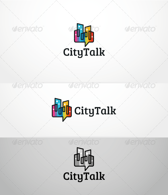 CityTalk - Logo Template