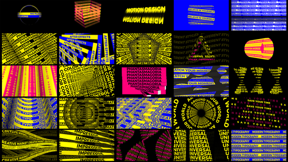 Phantasmagoria of Letters // Kinetic Typography Scenes alt