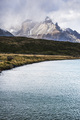 Paine Massif mountains, and Lake Pehoe, Torres del Paine National Park, Patagonia, Chile, South Amer - PhotoDune Item for Sale