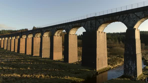 Old Viaduct in Fleet Western Scotland