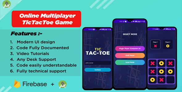 Tic Tac Toe Multiplayer . Online Games .