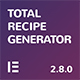 Total Recipe Generator - WordPress Recipe Maker with Schema and Nutrition Facts (Elementor addon) - CodeCanyon Item for Sale