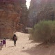 Rear view of family walking in Wadi Rum Desert, Jordan - VideoHive Item for Sale