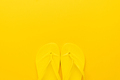 Yellow Beach Flip-Flops - PhotoDune Item for Sale