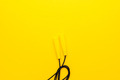 Top View of Skipping Rope on Yellow Background with Copy Space - PhotoDune Item for Sale