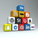 3D Social Icons (V2) - 3DOcean Item for Sale