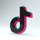 TikTok 3D Model - 3DOcean Item for Sale