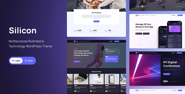 Silicon – Multipurpose Technology WordPress Theme