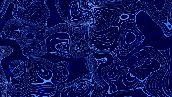 New blue color Seamless Wavy Liquid Animated Background