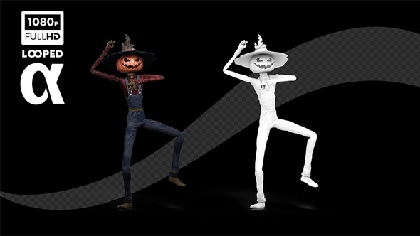 Halloween Scarecrow - Gangnam Style Dancer alt