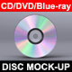 CD/DVD/Blue-Ray Disc Mock-up - GraphicRiver Item for Sale