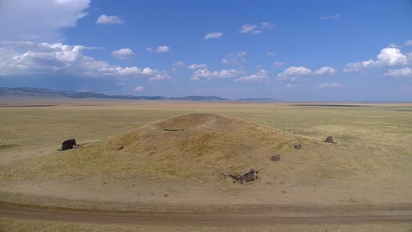 Flying around Ancient Stone