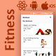 Home Workout Fitness Android App Template + iOS App Template | React Native | FitnessFirst - CodeCanyon Item for Sale