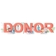 Donor Typography Banner Template - GraphicRiver Item for Sale