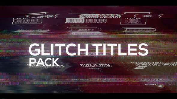 Glitch X Titles Pack alt