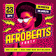 Afrobeats Party Flyer - GraphicRiver Item for Sale