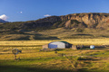 Farm buildings at Estancia La Oriental, Perito Moreno National Park, Santa Cruz Province, Patagonia, - PhotoDune Item for Sale