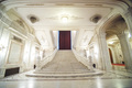 Staircase on the interior of the Palace of the Parliament, Bucharest, Muntenia Region, Romania - PhotoDune Item for Sale