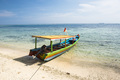 Traditional Indonesian Boat at Marak Island, a deserted tropical island near Padang in West Sumatra, - PhotoDune Item for Sale