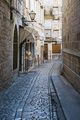 Photo of narrow cobbled streets in Trogir, Dalmatian Coast, Croatia, Europe - PhotoDune Item for Sale