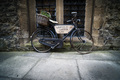 Vaults and Garden Cafe sign on a bicycle in Oxford, Oxfordshire, England, United Kingdom, Europe - PhotoDune Item for Sale