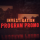 Investigation Promo // Opening Titles - VideoHive Item for Sale