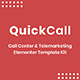 Quick Call - Call Center Elementor Template Kit - ThemeForest Item for Sale