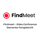 Findmeet - Video Conference Elementor Template Kit - ThemeForest Item for Sale
