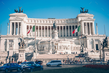 f King Vittorio Emanuele II in Rome