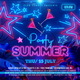 Summer Neon Flyer - GraphicRiver Item for Sale
