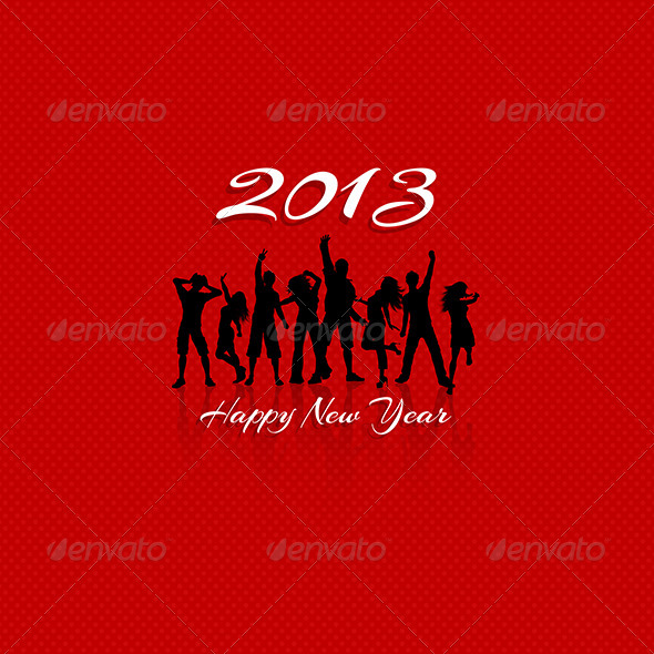 New Year Party background