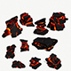 lava rocks - 3DOcean Item for Sale