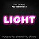 Light Text Effect - GraphicRiver Item for Sale