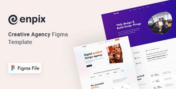 Enpix - Creative Agency Figma Template