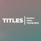 Big Titles | FCPX - VideoHive Item for Sale